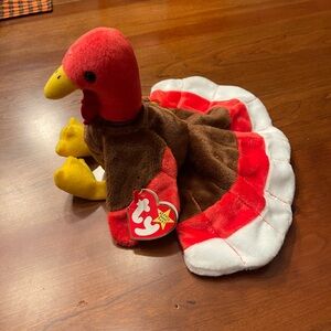 Gobbles TY Beanie Baby - ORIGINAL with errors